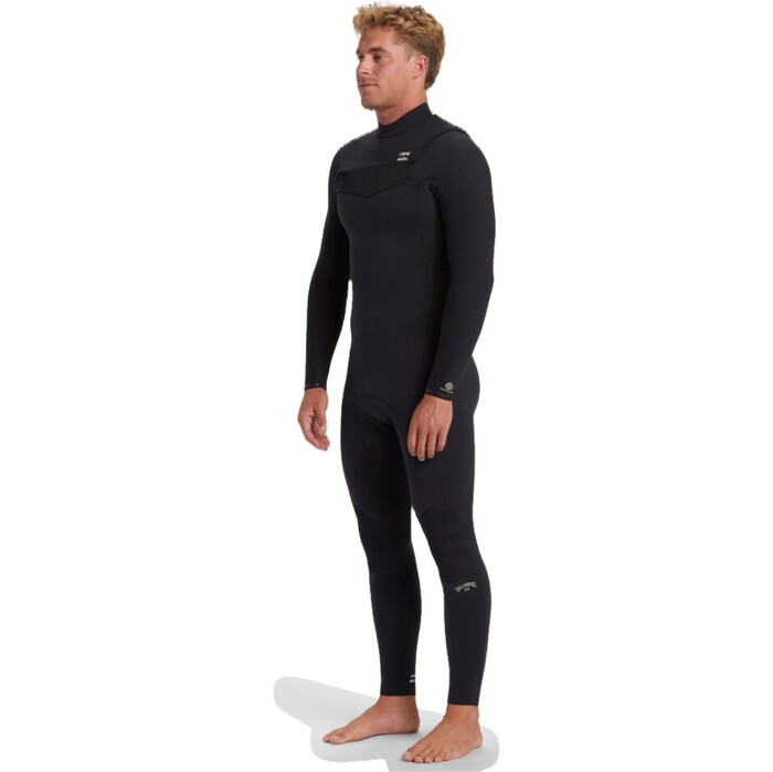 2024 Billabong Mens Revolution Natural 5/4mm Chest Zip Wetsuit ABYW100269 - Black